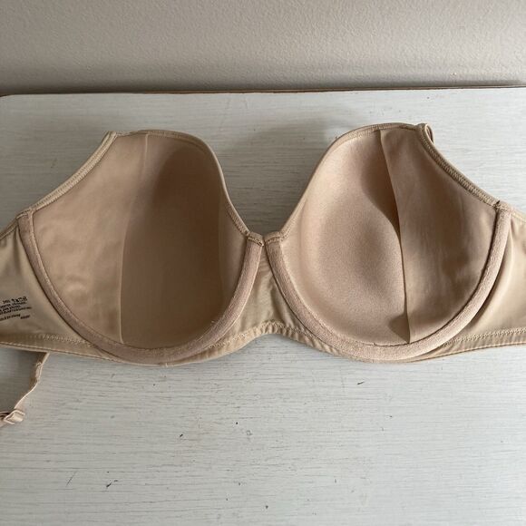 Bali Women’s One Smooth U Ultra Light Minimizer Bra Nude 36C Style 3490 - Picture 11 of 12